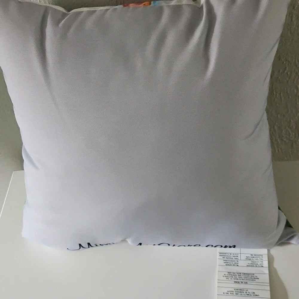 Colorful Eiffel Tower Decorative Pillow - Picture 3 of 5